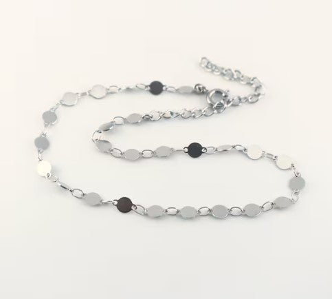 925 Sterling Silver Handmade Anklet